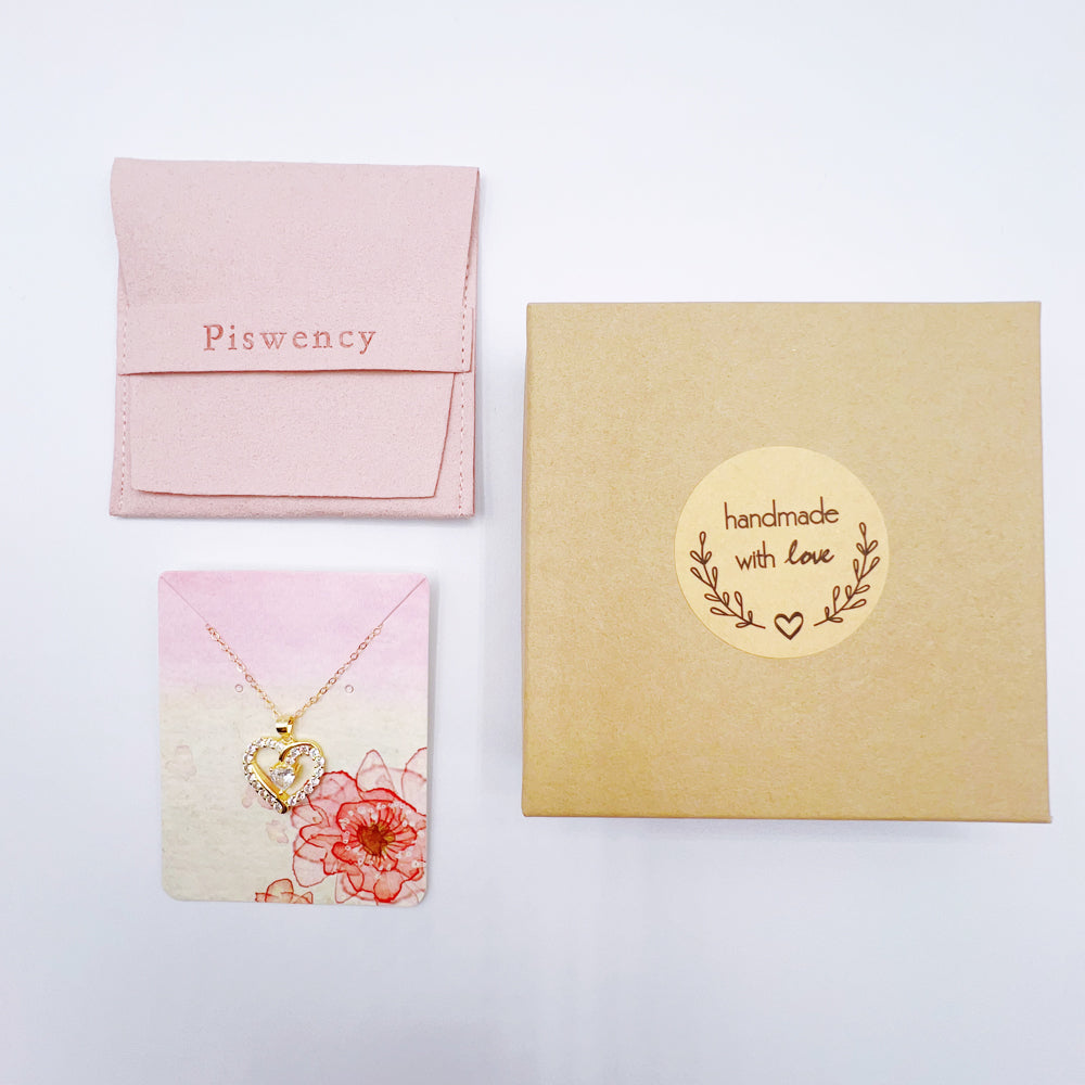 14K Gold Filled Heart Pendant Necklace