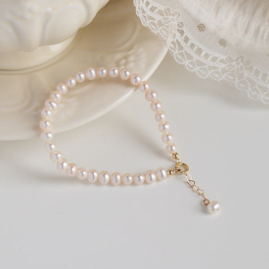 5mm Freshwater Pearl Bracelet 19"